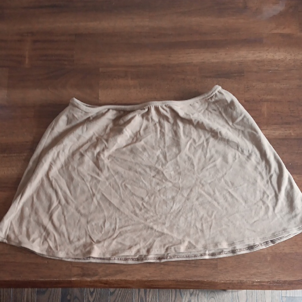 Mini Tan Skirt